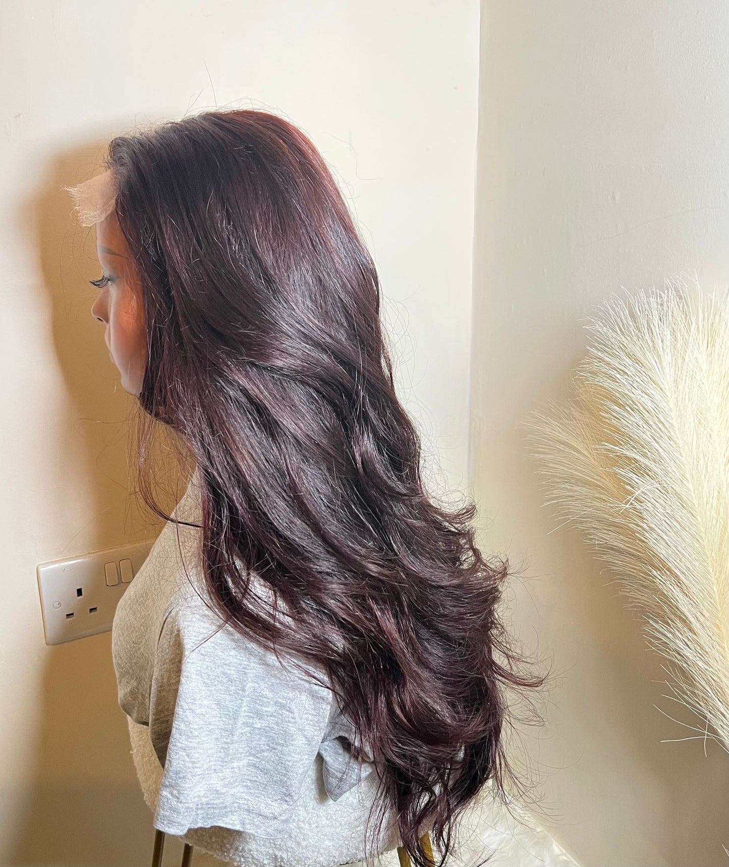 Deep Burgundy Layered