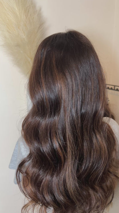 Face Frame bronze balayage