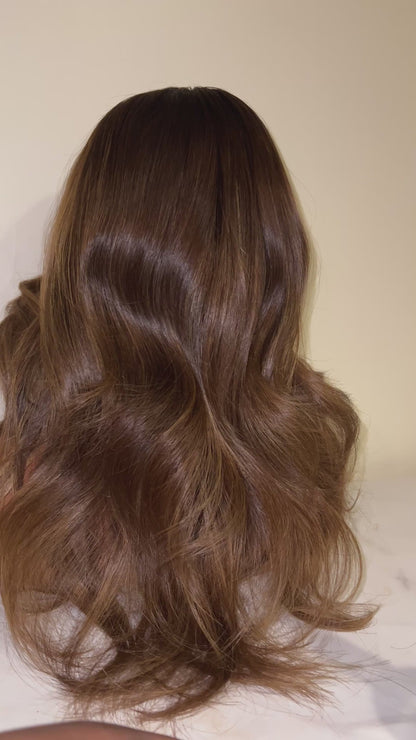 Warm baby-light brunette